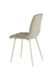 Scaun de dining RIA LIGHT PU 55*46*89 (scaun de dining, spătar și șezut din țesătură de designer tip piele, picioare metalice negre).(29865)
