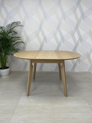 Folding wooden dining table Mars, natural\natural, 1000/1400*1000*760 round(29830)