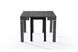 Table transformer PARMA-4 GREY MARBLE 50+(4*50)/250*100*75,5 (extendable table with mechanism, table-top MDF with double-side grey marble melamine, silver metal leg)(29698)