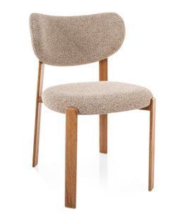 Scaun de dining RIN  D (FRAME OAK/BEIGE TAP. 253) 51*50*79 cm