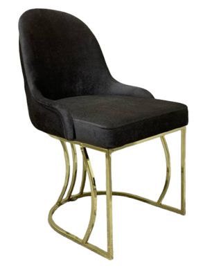 Dining chair RODOS CAPPUCCINO BF08 GOLD