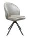 Dining chair DAISY CREAM (swivel) 48*49*94 SILVER LEG