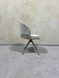 Dining chair DAISY CREAM (swivel) 48*49*94 SILVER LEG