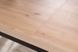 Masă de dining PRESTO STEJAR ARTISAN cu NEGRU (PAL LAMINAT) 140(218)&times;80 cm