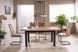 Masă de dining PRESTO STEJAR ARTISAN cu NEGRU (PAL LAMINAT) 140(218)&times;80 cm