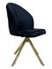 Dining chair DAISY BLACK (swivel) 48*49*94