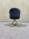 Dining chair DAISY GREY(swivel 360) 49*45*89 GOLD LEG