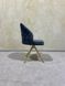 Dining chair DAISY GREY(swivel 360) 49*45*89 GOLD LEG