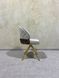 Dining chair DAISY CAPPUCCINO (swivel) 48*49*94  GOLD LEG