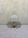 Dining chair DAISY CAPPUCCINO (swivel) 48*49*94  GOLD LEG