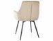 Scaun de dining LEMON VELVET (FRAME BLACK/BEIGE BLUVEL 28) 57*47*85 cm