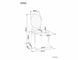 Scaun de dining LEMON VELVET (FRAME BLACK/BEIGE BLUVEL 28) 57*47*85 cm