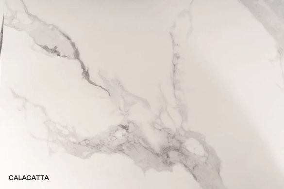 Masă de dining PRINCE CERAMIC ALB cu CROM (CERAMICĂ/OȚEL INOXIDABIL) 180&times;90 cm