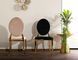 Scaun de dining KING VELVET (FRAME GOLD/BEIGE BLUVEL 28) 47*43*95 cm