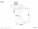 Masă de dining PURO LAMINAT STEJAR NATURAL cu NEGRU (PAL LAMINAT/METAL) 70&times;70 cm