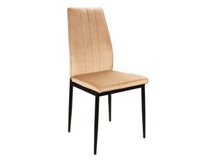Scaun de dining ATOM (FRAME BLACK/BEIGE BLUVEL 28) 44*39*93 cm