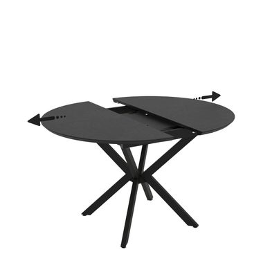 Masă de dining rotundă DOBOK YOSUN 110*76 cm (extensibilă, diametru 1,1 m)