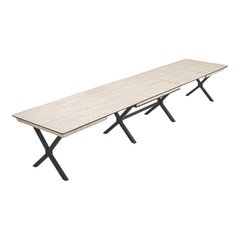 Folding dining table LIMOUSINE BETON 180/480*103*80(29948)