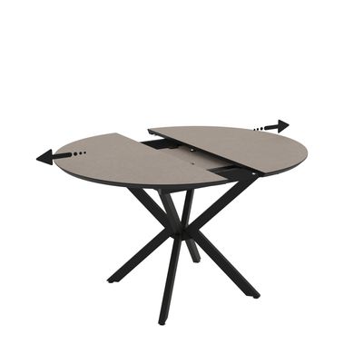 Masă de dining rotundă DOBOK LAGUN 110*76 cm (extensibilă, diametru 1,1 m)