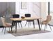 Scaun de dining LOTUS VELVET (FRAME BLACK/BEIGE BLUVEL 28) 52*45*91 cm