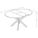 Masă de dining rotundă DOBOK RETRO STONE D110*76 cm (extensibilă, diametru 1,1 m)