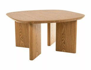 Măsuță de cafea KUMA STEJAR (MDF FURNIR NATURAL/MDF FURNIR NATURAL) 80&times;80 cm