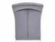 Scaun de dining  PRINCE VELVET (FRAME CHROME/GRAY TAP. 195) 46*44*100 cm