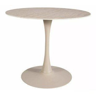 Masă de dining AMADEO CERAMIC TRAVERTINE cu CAȘMIR (CERAMICĂ/METAL) 90&times;75 cm