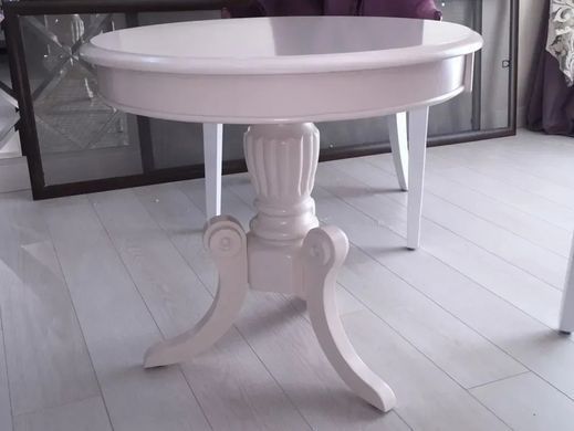 Măsuță de cafea NEVADA D ALB (MDF, FURNIR/LEMN) 60&times;55 cm