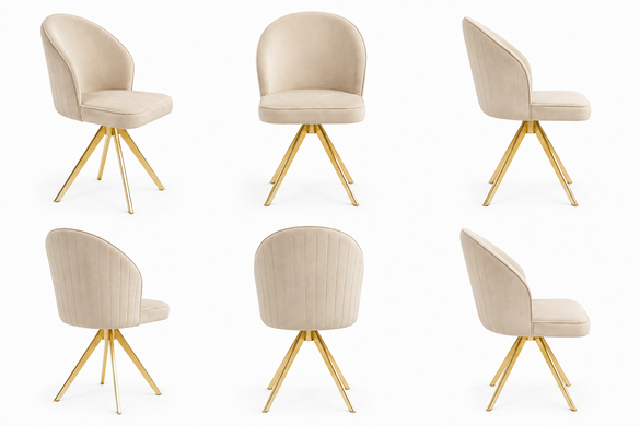 Scaun de dining  PIRAMIT CREM 49*45*89