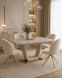 Scaun de dining  PIRAMIT CREM 49*45*89