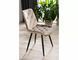 Scaun de dining RALPH VELVET (FRAME BLACK/BEIGE BLUVEL 40) 51*42*88 cm