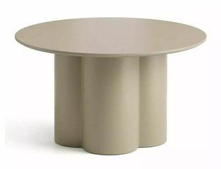 Coffee table ROSALIA MATTE DARK BEIGE (LACQUERED MDF) 80&times;45 cm
