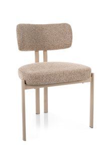 Scaun de dining MISAKI (FRAME KASZMIR/BEIGE TAP. 253) 57*48*81 cm