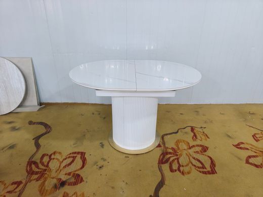 Masa de sufragerie RIVIERA-G WHITE MARBLE+GOLD 120/160*90*76