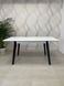 Masă de sufragerie pliabilă din lemn Milan, wenge\alb, 1200(+380)*800*760 dreptunghiulară (29730)