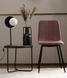 Set măsuțe de cafea PENELOPE NUC cu NEGRU (MDF FURNIRUIT/METAL) 50&times;50/50&times;45 cm