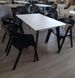 Стол обеденный раскладной деревянный Milan, wenge\white, 1200(+380)*800*760 прямоугольный (29730)