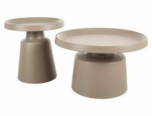 Set măsuțe de cafea RODOS BEJ MAT (METAL) 70&times;39/50&times;50 cm