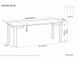 Masă de dining OSKAR STEJAR ARTISAN cu NEGRU MAT (PAL LAMINAT/MDF) 80(200)&times;80 cm