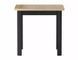 Masă de dining OSKAR STEJAR ARTISAN cu NEGRU MAT (PAL LAMINAT/MDF) 80(200)&times;80 cm