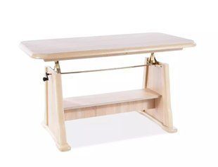 Masă de cafea extensibilă BEATA STEJAR SONOMA (PAL LAMINAT/LEMN) 130&times;67 cm