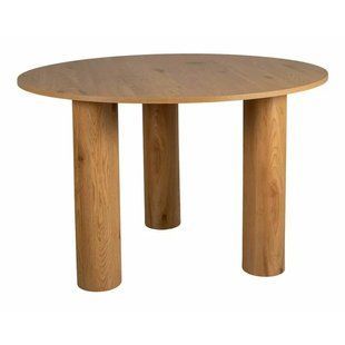 Masă de dining MONTANA STEJAR (MDF/FURNIR NATURAL) 120&times;76 cm