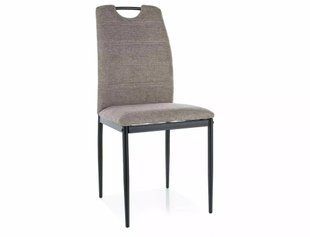 Scaun de dining RIP BREGO (FRAME BLACK/BEIGE 34) 44*38*92 cm
