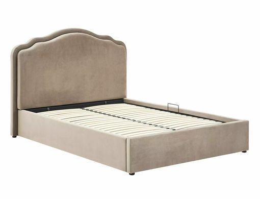 Pat Florencja, tapițat cu catifea BLUVEL 40, bej &icirc;nchis, 125&times;170&times;222 cm