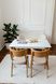 Стол обеденный раскладной деревянный Milan, white\natural, 1200(+380)*800*760 прямоугольный (29732)