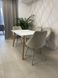 Стол обеденный раскладной деревянный Milan, white\natural, 1200(+380)*800*760 прямоугольный (29732)