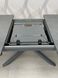 Dining tableTENERIFE GREY CERAMIC 140/190*90*76 (extendable table with mechanism, table-top MDF grey matte + grey ceramic, leg metal grey matte)(29574)