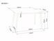Masă de dining MOSSO I ALB cu STEJAR (MDF/LEMN DE CAUCIUC) 120&times;75 cm