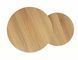 Set of coffee tables HOLA OAK with MATT BLACK (LAMINATED BOARD/METAL) 45&times;48/35&times;42 cm